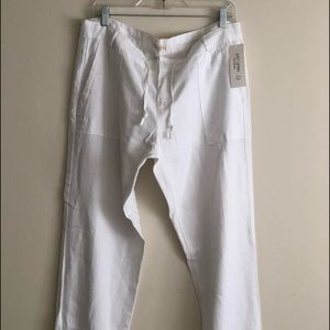 White Cotton Pants